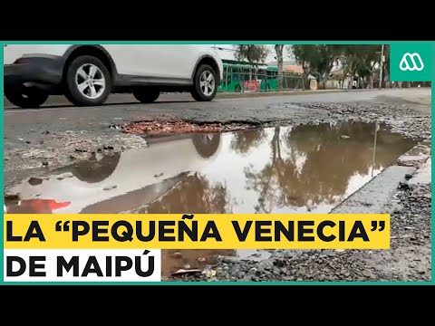 La Venecia de Maipú: Vecinos acusan fuga de agua en la comuna