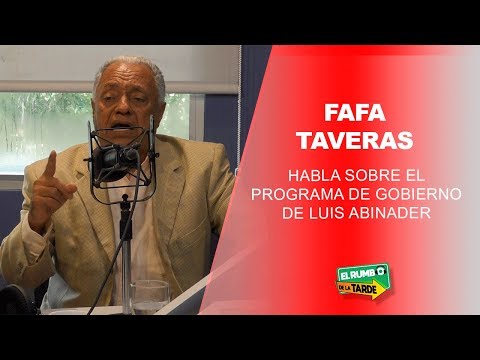 Fafa Taveras habla sobre el programa de gobierno de Luis Abinader