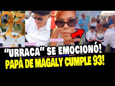 PAPÁ DE MAGALY MEDINA CUMPLIÓ 93 Y CONDUCTORA SE EMOCIONA JUNTO A SU FAMILIA