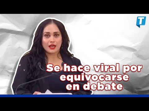 Candidata del PT se hace viral por equivocarse en debate
