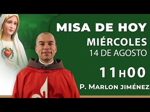 Misa de hoy 11:00 | Miércoles 14 de Agosto #rosario #misa