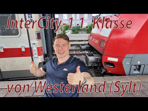 InterCity-1 1.Klasse, von Westerland nach Hause aufs Festland