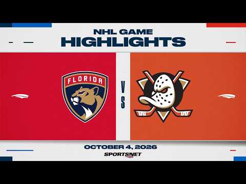 NHL 하이라이트 | 팬서스 대 덕스 - 2026년 10월 5일