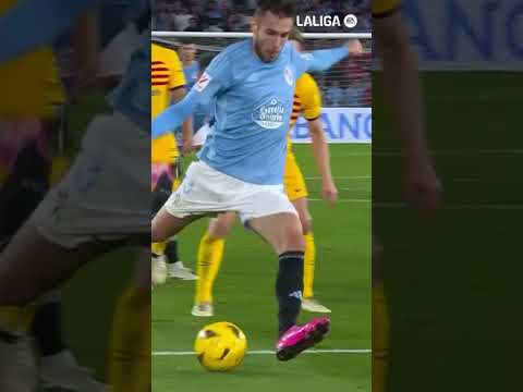 Óscar Mingueza buscó el 1-1 antes del descanso #LALIGAHighlights