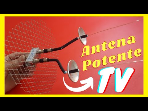 Cómo hacer una antena casera potente para TV con cable coaxial y malla de aluminio