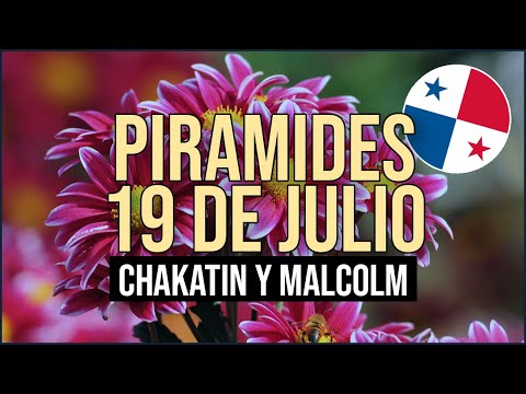 Pirámide Lotería de Panamá Miércoles 19 de Julio 2023  - Pirámide de Chakatin y Malcolm Ramos
