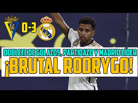 RODRYGO A BASE DE GOLAZOS PONE AL MADRID LÍDER EN UN PARTIDAZO DE EQUIPO REMATADO POR BELLINGHAM