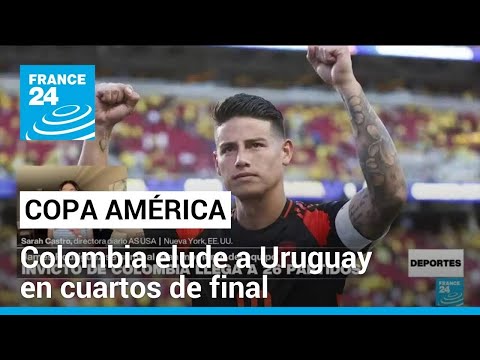 Colombia empata con Brasil y asegura el primer lugar de su grupo en la Copa América • FRANCE 24