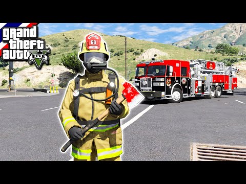 GTAV-Firefighterมาเป็นหน่ว