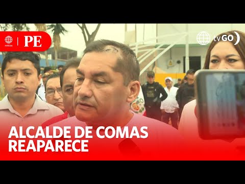Alcalde de Comas reaparece luego de sufrir asalto y agresión | Primera Edición | Noticias Perú