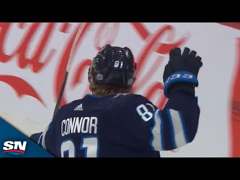 Jets Kyle Connor Wires Home One-Time Blast On The Rush For OT-Winner vs. Coyotes