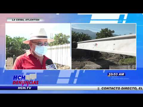 ¡22 años después! Reconstruyen puente del Valle de Lean a la altura de Arizona en Atlántida