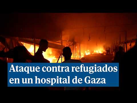 Brutal ataque de Israel contra un campo de refugiados palestinos en Gaza