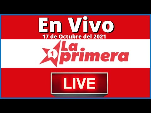 La Primera en vivo Domingo 17 de Octubre del 2021 #LoteriaLaPrimera