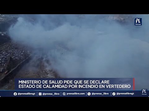 Humo por incendio en vertedero de Amsa afecta en Villa Nueva, Guatemala y Escuintla