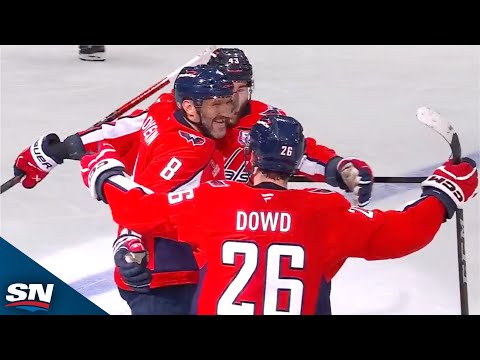 Capitals Alex Ovechkin buries empty netter for goal 886 and 1,600th point
