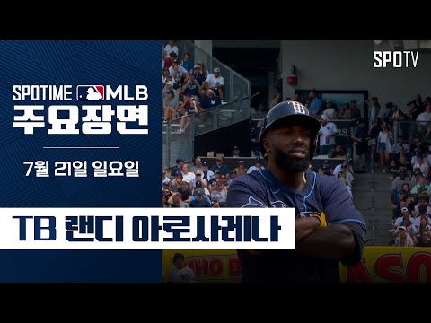 [MLB] 시즌 첫 멀티 홈런 랜디 아로사레나 주요장면 (07.21) #SPOTV