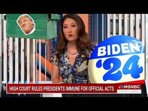 MSNBC host DESTROYS CNN FOX NEWS GOING OTT on Biden & ignoring Trump