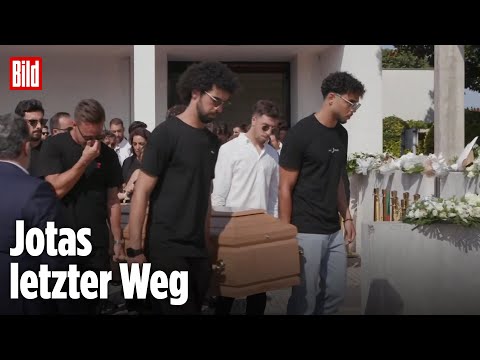Hier begleitet seine Familie den Sarg von Fußballstar Diogo Jota (†28)