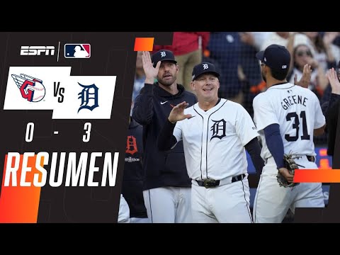 Resumen | Guardians 0-3 Tigers | MLB | ALDS | Tigers a una victoria de la Serie de Campeonato