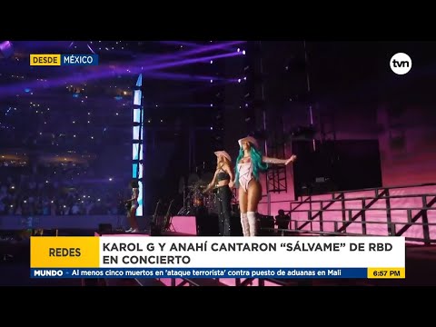 ShowTVN: Karol G y Anahí cantan juntas ‘Sálvame’