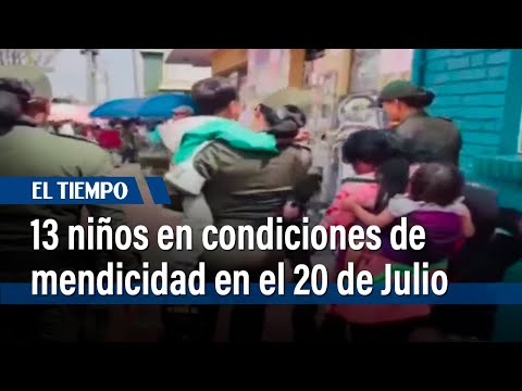 13 niños en condiciones de mendicidad en el barrio 20 de Julio | El Tiempo