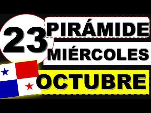 Pirámide de la Lotería de Panamá para Miércoles 23 Octubre 2024 Decenas Suerte Sorteo Miercolito Hoy