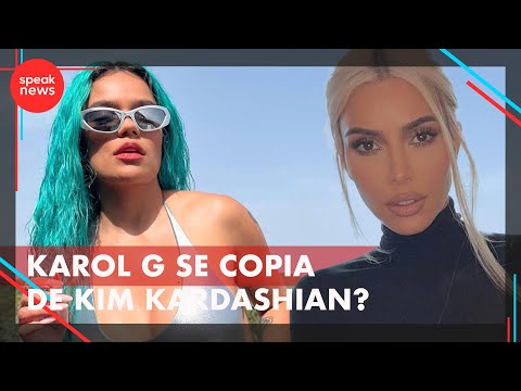 Karol G es acusada de copiar a Kim Kardashian y así reacciona