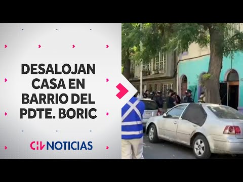 DESALOJAN CASA TOMADA cercana a residencia del presidente Boric: Encontraron droga en su interior
