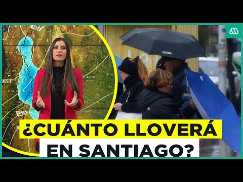 Mañana vuelve la lluvia: Santiago ya registra más precipitaciones que el promedio anual