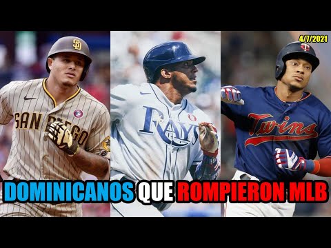 MANNY MACHADO, WANDER FRANCO, JORGE POLANCO ¡LOS MEJORES! - DOMINICANOS QUE ROMPIERON MLB