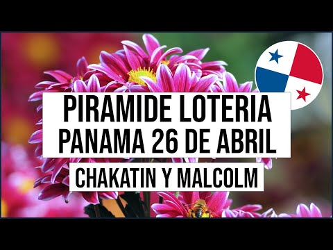 Pirámide Lotería de Panamá Miércoles 26 de Abril 2023  - Pirámide de Chakatin y Malcolm Ramos