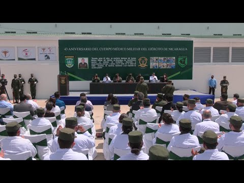 Cuerpo Médico del Ejército de Nicaragua cumple 43 años de servicio patriótico