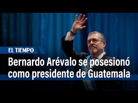 El socialdemócrata Bernardo Arévalo se posesionó como el nuevo presidente de Guatemala | El Tiempo