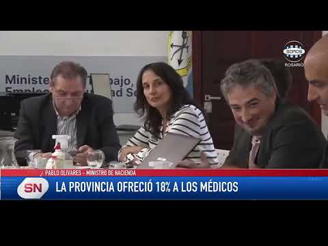 Paritaria de Salud. La Provincia ofreció 16% a los médicos. Pablo Olivares Ministro de Hacienda.