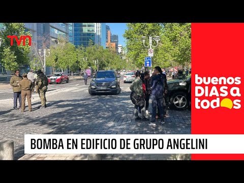 Gobierno confirma bomba dejada en edificio de Grupo Angelini en Las Condes | Buenos días a todos