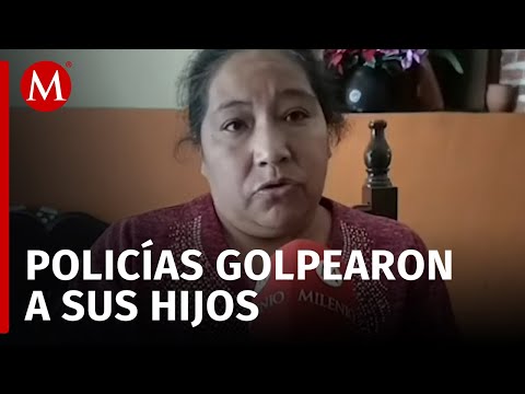 Policías golpean a tres jóvenes por supuestamente participar en una riña en Hidalgo