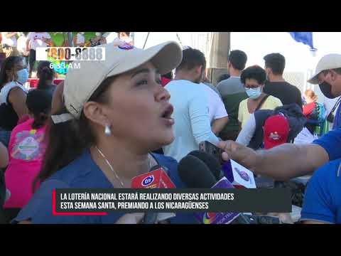 Nicaragüenses ganan y gozan con sorteos de la Lotería Nacional