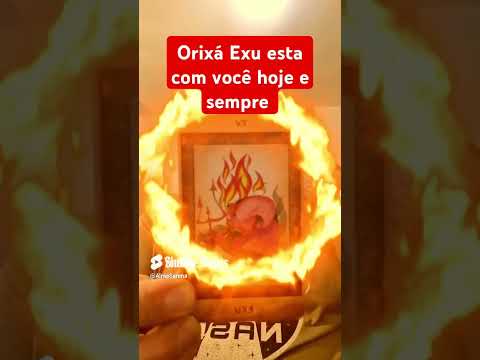 Orixá EXU e Pai e Protetor  Ele vai mandar Axé e Abri Caminhos  Agradeça sua presença  Tarot 08.10