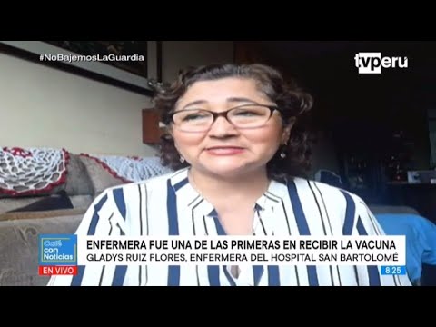 Café con Noticias | Gladys Ruiz, enfermera del Hospital San Bartolomé