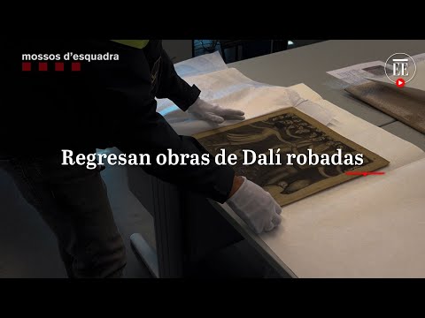Policía Catalana devuelve a sus propietarios dos obras de Dalí robadas | El Espectador