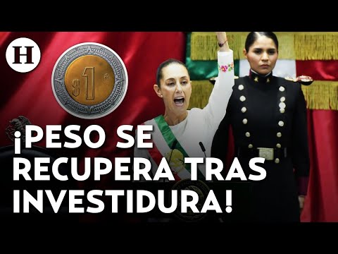 ¡Claudia Sheinbaum tranquiliza al peso! Moneda gana terreno frente al dólar tras toma de protesta