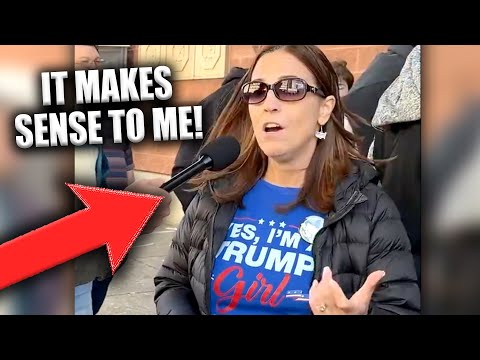 Self-Proclaimed “TRUMP GIRL” Proves MAGA Voters Are Too Far Gone...