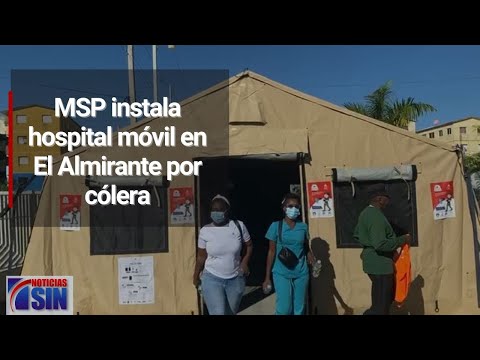 MSP instala hospital móvil en El Almirante por cólera