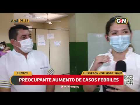 Preocupante aumento de casos febriles en el Hospital de Luque
