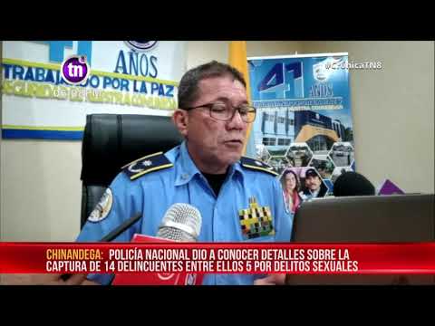 Atrapan a 14 delincuentes en Chinandega: cinco por delitos sexuales – Nicaragua