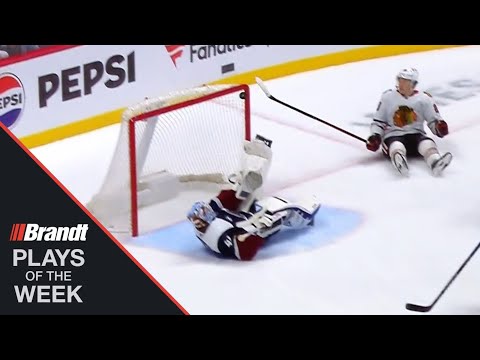 Wedgewood Throws His Leg Up To Deny Bedard  | NHL Plays of the Week