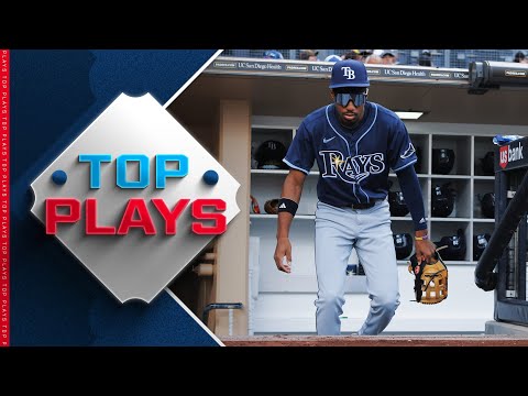 Top MLB Plays of 4/26! (Who had the better play: Chandler Simpson or J.P. Crawford?)
