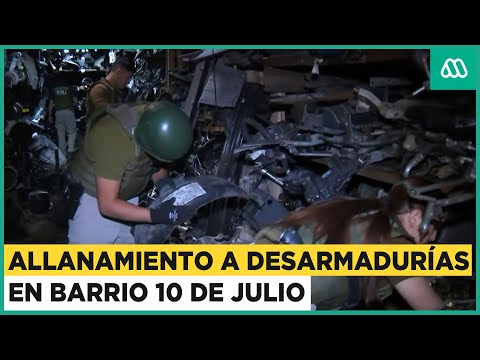 Mucho Gusto | Túnel de chatarra: Allanamiento en desarmaduría en barrio 10 de julio