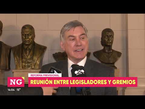 Reforma previsional: reunión entre legisladores y gremios